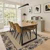 Floral Machine Washable Area Rugs Modern Bordered Rugs for Living Room - 2 of 4