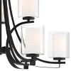Minka Lavery Sand Coal Chandelier 31 1/2" Wide Modern Clear Outer White Inner Glass Shade 9-Light Fixture for Dining Room House - 3 of 3
