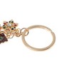 Unique Bargains Christmas Keychain Double Ring Zinc Alloy Multicolored 1 Pc - 3 of 3
