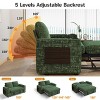 Dyonery 65.5" Loveseat Sleeper Sofa Bed with Pull-Out Couch, Adjustable Backrest, Hidden Storage, USB & Type-C Ports, Tool-Free Assembly - 3 of 4