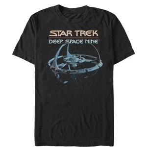 Men's Star Trek: Deep Space Nine Space Station Outside View T-Shirt - 1 of 4