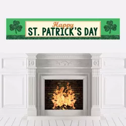 Big Dot of Happiness St. Patrick's Day - Saint Patty's Day Party Decorations Party Banner