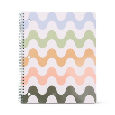 DesignWorks Ink Twin Wire One Subject Notebook Color Vibrations