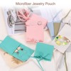 Unique Bargains Microfiber Jewelry Pouch Bag Gift Necklace Earrings Organizer with Tie - 4 of 4