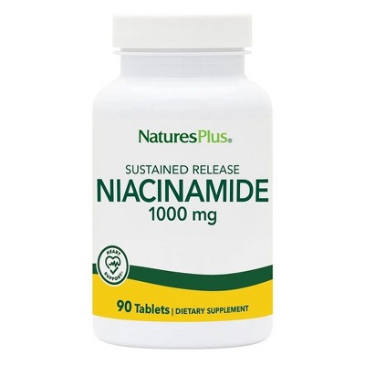 Niacinamide 1,000mg Time Release by Nature's Plus  -  90 Sustained Release Tablet