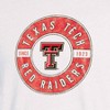 NCAA Texas Tech Red Raiders Men's White Biblend T-Shirt - 3 of 3