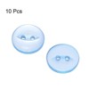 Unique Bargains Round Resin 2-Hole Fish Eye Craft Replacement Sewing Button 10 Pcs - 3 of 4