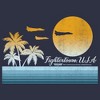 Women's Top Gun Retro Landscape Fightertown, USA T-Shirt - 2 of 4
