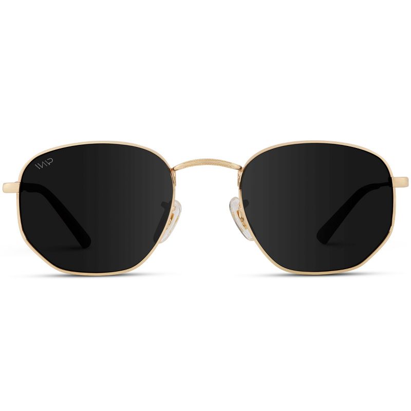 WMP Eyewear Round Geometric Retro Polarized Sunglasses, 1 of 5