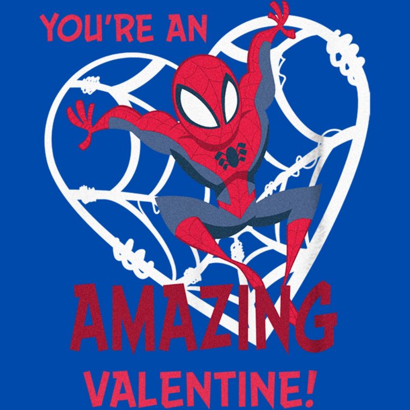 Boy's Marvel Spider-Man Amazing Valentine T-Shirt, 2 of 6