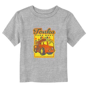 Tonka Fire Dept Since 1947  T-Shirt - Athletic Heather - 2T