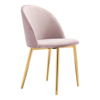 Set of 2 Grant Dining Chairs Pink - ZM Home