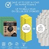 LOLA Swedish Dishcloths 320 Pk Biodegradable Reusable Paper Towels Absorbent Cellulose Kitchen Sponge Cloths Zero Waste Odor Free, Made in Germany - 4 of 4