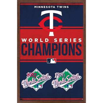 Trends International MLB Minnesota Twins - Champions 23 Framed Wall Poster Prints