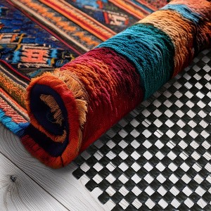 Nevlers Non-Slip Grip Pad for Rugs - Black - 1 of 4