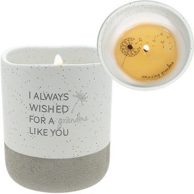 Pavilion Gift Company - Grandma Like You - 10 oz - 100% Soy Wax Reveal Candle Scent: Tranquility - Flame Candles