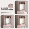 ELECWISH Small Vanity Table with Mirror, Chair and Storage Stool - 4 of 4