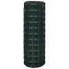 vidaXL Euro Fence Steel 82ftx3.3ft Green - 3 of 4