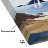Americanflat Canvas Wall Art Featuring White Sailboats, Blue Ocean, Beige Sand and Cloudy Sky - Gallery Wrap - Seascape Coastal Wall Art - 3 of 4