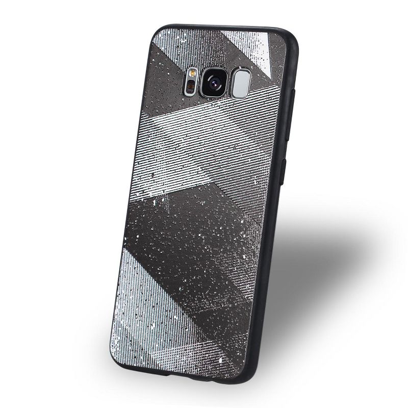 Reiko Samsung Galaxy S8 Design TPU Case with Shades of Oblique Stripes, 3 of 5