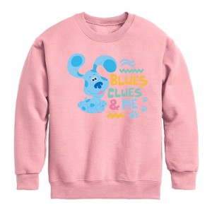 Boys' - Blue's Clues & You! - Blue's Clues & Me Graphic Long Sleeve Fleece Sweatshirt - 1 of 2