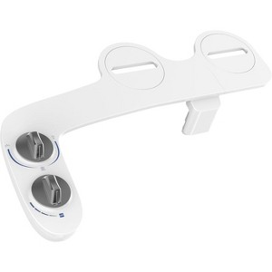 Bidet Attachment for Toilet, Self-Cleaning Dual Nozzle with Adjustable Water Pressure, Rear Wash Toilet Seat Attachment, - 1 of 4