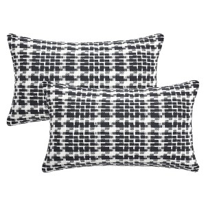 REGALWOVEN  Fade Resistant Decorative Weaving Style Soft Throw Pillow Covers 2 Pcs - 1 of 4