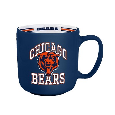 NFL Chicago Bears Stripe Mug - 15oz: Ceramic Drinkware, Chicago Bears License
