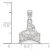 Black Bow Jewelry Sterling Silver Furman Paladins NCAA Small Pendant - 2 of 3