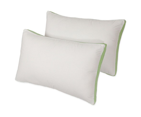 Density Story Medium Firm Bed Pillow 2Pk (King 20"x36") White - Iso-Pedic&#174;