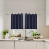 PiccoCasa Window Rod Pocket Valance Thermal Insulated Curtain Panels 2Pcs - 3 of 4