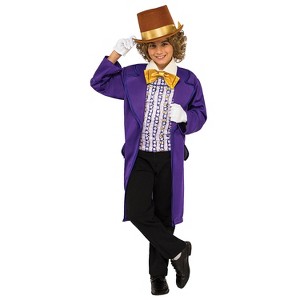 Rubie's Boys' Willy Wonka and the Chocolate Factory Willy Wonka Costume - 1 of 2