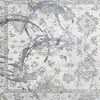 HomeRoots 3' X 5' Gray and Silver Abstract Area Rug - 4 of 4