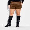 Women's Low-Rise Faux Leather Hot Shorts - Wild Fable™ - 2 of 3