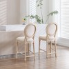 Sapphtopaz French Country Wooden Dining Chairs Set of 2, Side Accent Chairs Kitchen Chairs Barstools for Dining Room, Kitchen Island - 4 of 4