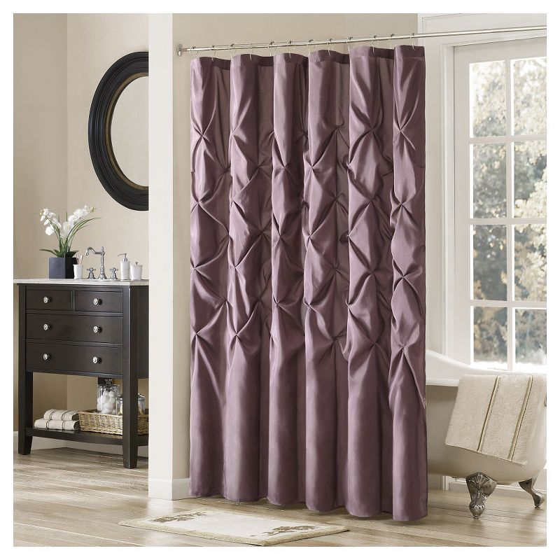 Piedmont Solid Polyester Shower Curtain, 1 of 7