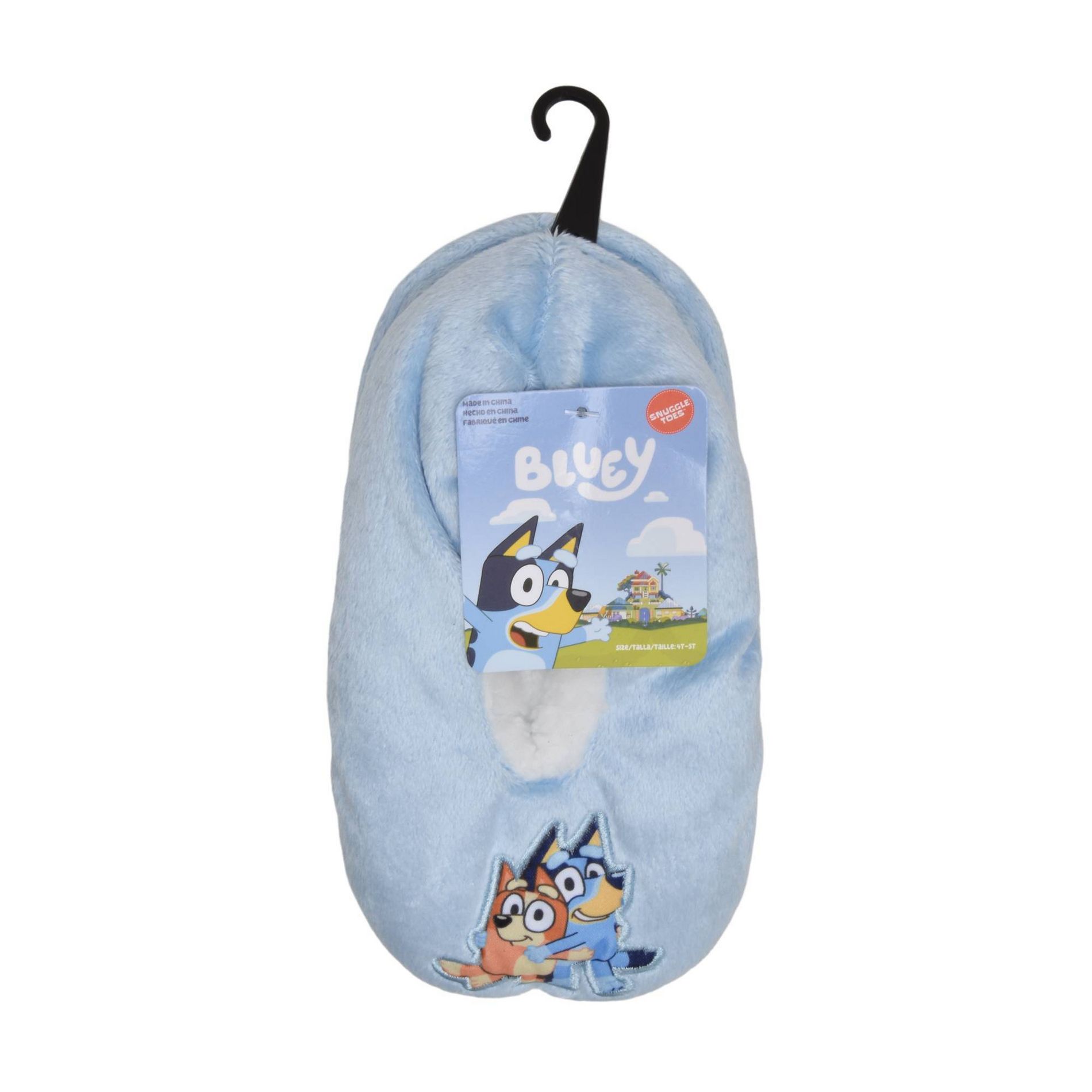 Toddler Bluey Character Sock Slippers - Blue