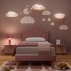 Blue Twin Platform Bed Frame, Blue Twin Upholstered Bed Frame with Height Adjustable Headboard - 4 of 4