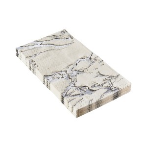 Silver Spoons Disposable Napkins for Events, Marble Napkins, 18 PC - 1 of 2