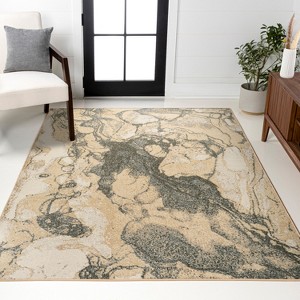 JONATHAN Y Marmo Abstract Marbled Modern Area Rug - 1 of 4