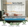 Swedrea Hybrid Mattress Breathable Medium Cooling Memory Foam Bed-in-a-Box White - 2 of 3