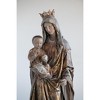 Storied Home Magnesia Vintage Reproduction Virgin Mary and Child Statue - 2 of 4