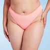 Women's Pucker Textured Extra Cheeky Extra High Leg Bikini Bottom - Wild Fable™ - image 4 of 4