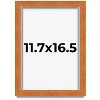 PosterPalooza | Flat Brown Picture Frame - UV Acrylic, Foam Board Backing, Hanging Hardware - 2 of 4