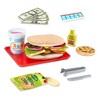 Melissa & Doug Slice & Stack Wooden Sandwich Counter with Deli Slicer Pretend Play Food - 56pc - image 4 of 4