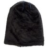 Slouchy Oversized 100% Acrylic Knitted Baggy Winter Beanie Hat for Men, Women Fall Hat - 2 of 4