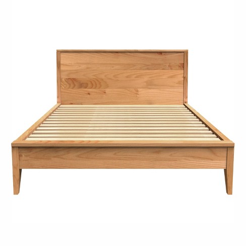 Eastern King Myandra Solid Maple Wood, Eastern King Metal And Wood Bed Frame