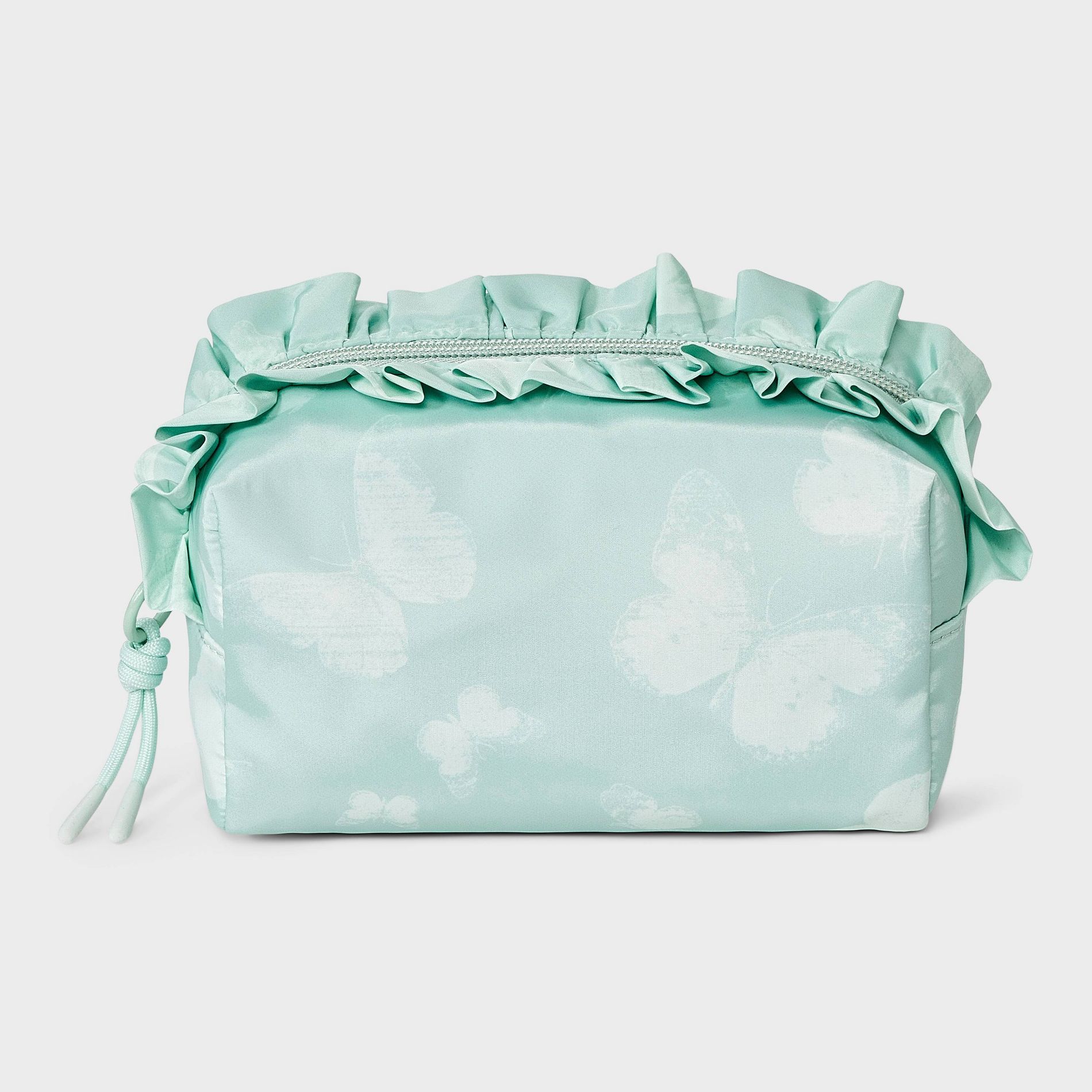 Girls' Butterfly Printed Ruffle Rectangle Pouch - art class™ Green