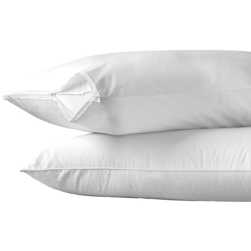 2pk Hot Water Washable Pillow Protector - AllerEase, 4 of 5