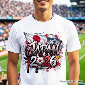 Japan 2026 Soccer T-Shirt, fans football Tee | OrnamentallyYou